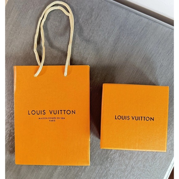 Louis Vuitton Jewelry Gift Box & Shopping Bag Set Authentic LV Packaging Display - Picture 1 of 5